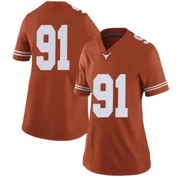 Women's Nike Ethan Burke Texas Longhorns Limited Orange Women Football College Jersey