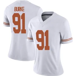 Women's Nike Ethan Burke Texas Longhorns Limited White Alternate Football Jersey