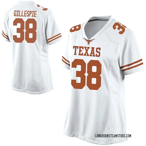 Women's Nike Graham Gillespie Texas Longhorns Game White Football College Jersey