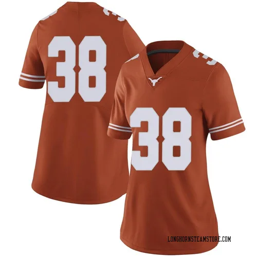 Women's Nike Graham Gillespie Texas Longhorns Limited Orange Women Football College Jersey