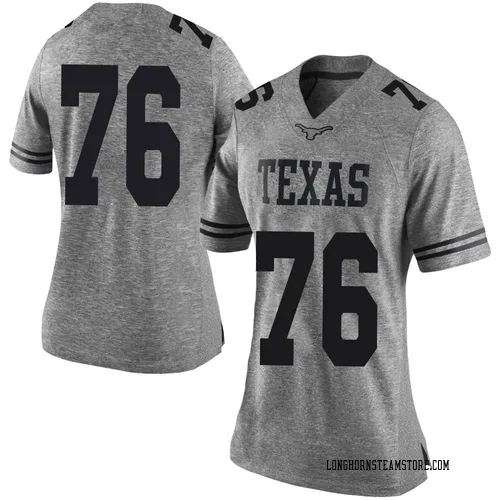 Women's Nike Hayden Conner Texas Longhorns Limited Gray Women Football College Jersey