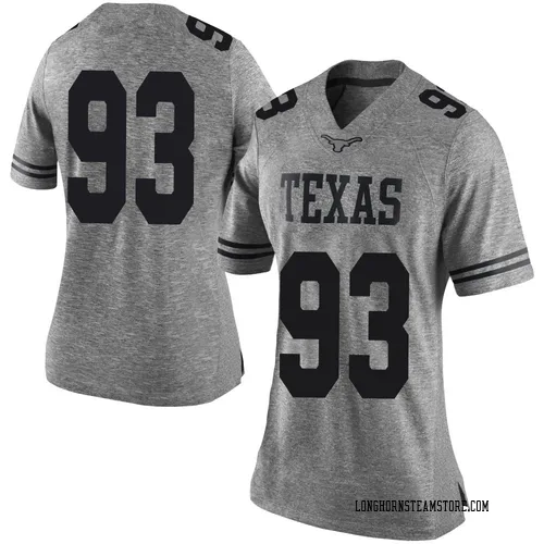 Women's Nike Hero Kanu Texas Longhorns Limited Gray Women Football College Jersey