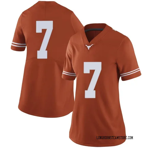 Women's Nike Isaiah Bond Texas Longhorns Limited Orange Women Football College Jersey