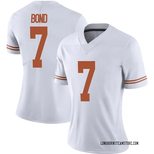 Women's Nike Isaiah Bond Texas Longhorns Limited White Alternate Football Jersey