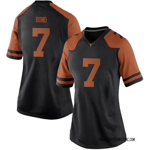 Women's Nike Isaiah Bond Texas Longhorns Replica Black Women Football College Jersey
