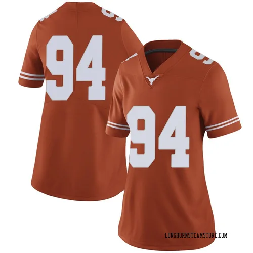 Women's Nike Isaiah Coleman Texas Longhorns Limited Orange Women Football College Jersey