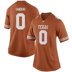 Women's Nike Ja'Tavion Sanders Texas Longhorns Game Orange Women Football College Jersey