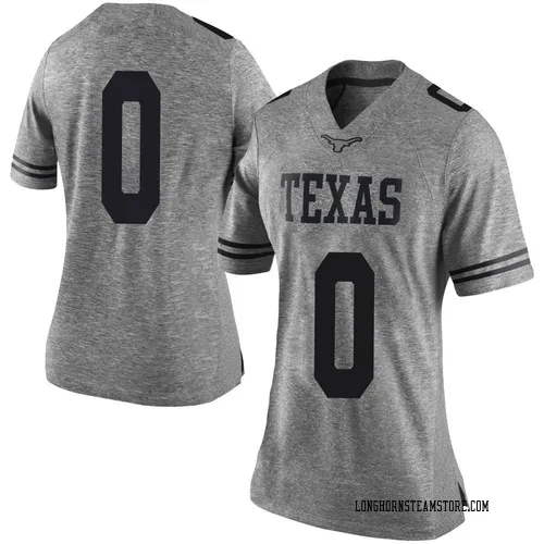 Women's Nike Ja'Tavion Sanders Texas Longhorns Limited Gray Women Football College Jersey