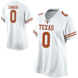 Women's Nike Ja'Tavion Sanders Texas Longhorns Replica White Football College Jersey