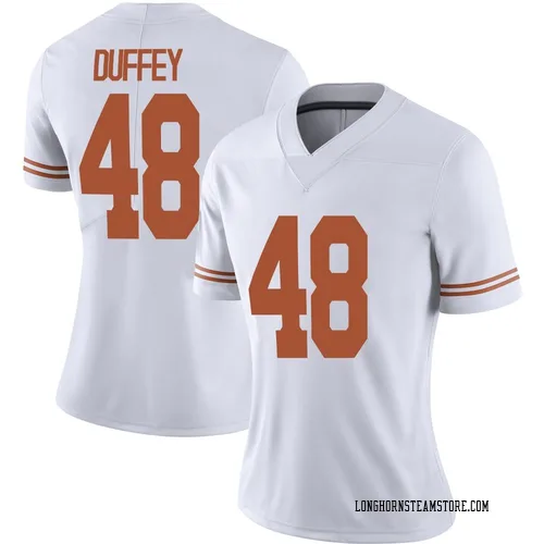 Women's Nike Jackson Duffey Texas Longhorns Limited White Alternate Football Jersey