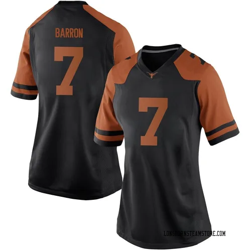 Women's Nike Jahdae Barron Texas Longhorns Game Black Women Football College Jersey