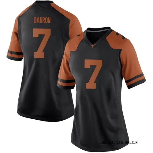 Women's Nike Jahdae Barron Texas Longhorns Replica Black Women Football College Jersey