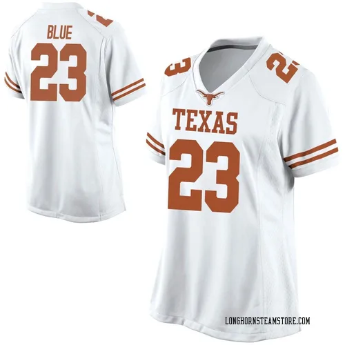 Women's Nike Jaydon Blue Texas Longhorns Replica Blue White Football College Jersey
