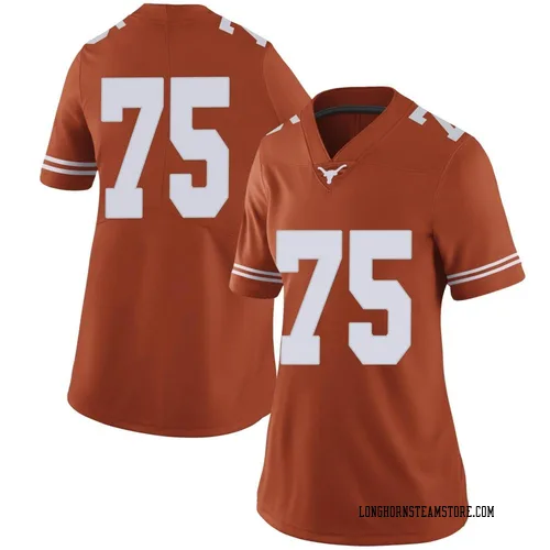 Women's Nike Jaydon Chatman Texas Longhorns Limited Orange Women Football College Jersey