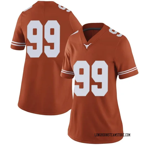 Women's Nike Jermayne Lole Texas Longhorns Limited Orange Women Football College Jersey