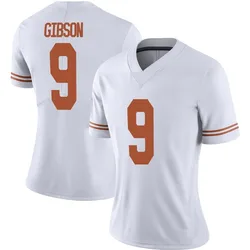 Women's Nike Jerrick Gibson Texas Longhorns Limited White Alternate Football Jersey