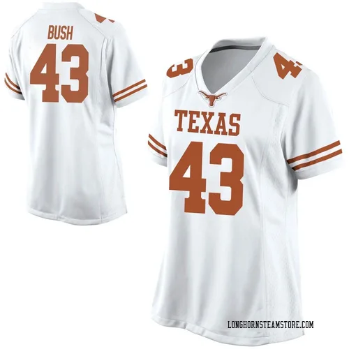 Women's Nike Jett Bush Texas Longhorns Game White Football College Jersey