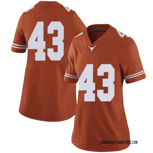 Women's Nike Jett Bush Texas Longhorns Limited Orange Women Football College Jersey