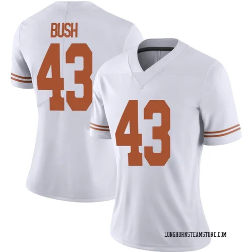 Women's Nike Jett Bush Texas Longhorns Limited White Alternate Football Jersey