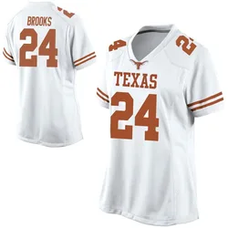 Women's Nike Jonathon Brooks Texas Longhorns Game White Football College Jersey
