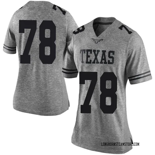 Women's Nike Jordan Coleman Texas Longhorns Limited Gray Women Football College Jersey