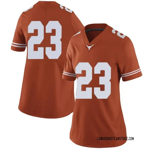 Women's Nike Jordon Johnson-Rubell Texas Longhorns Limited Orange Women Football College Jersey