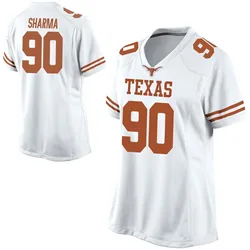 Women's Nike Josiah Sharma Texas Longhorns Game White Football College Jersey