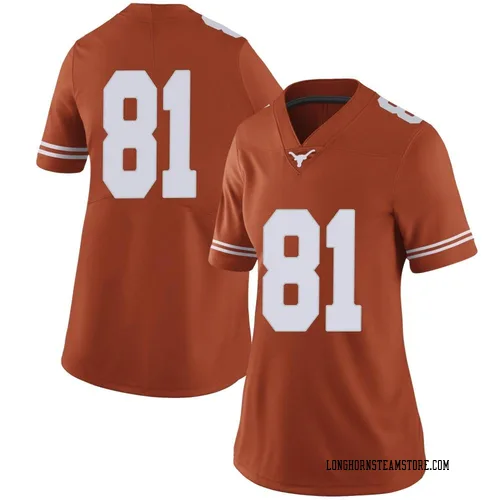 Women's Nike Juan Davis Texas Longhorns Limited Orange Women Football College Jersey