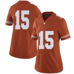 Women's Nike Justus Terry Texas Longhorns Limited Orange Women Football College Jersey
