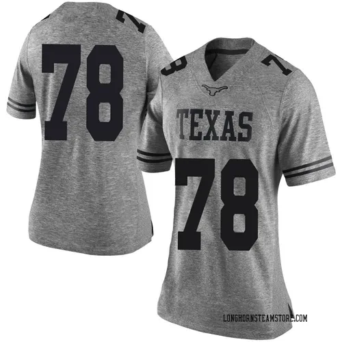 Women's Nike Kelvin Banks Jr. Texas Longhorns Limited Gray Women Football College Jersey