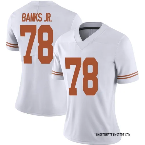Women's Nike Kelvin Banks Jr. Texas Longhorns Limited White Alternate Football Jersey