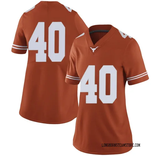 Women's Nike Lance Jackson Texas Longhorns Limited Orange Women Football College Jersey