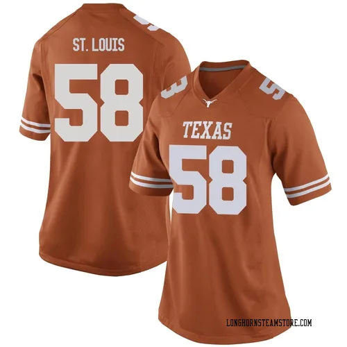 Women's Nike Lance St. Louis Texas Longhorns Game Orange Women Football College Jersey