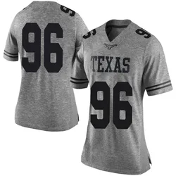Women's Nike Lavon Johnson Texas Longhorns Limited Gray Women Football College Jersey