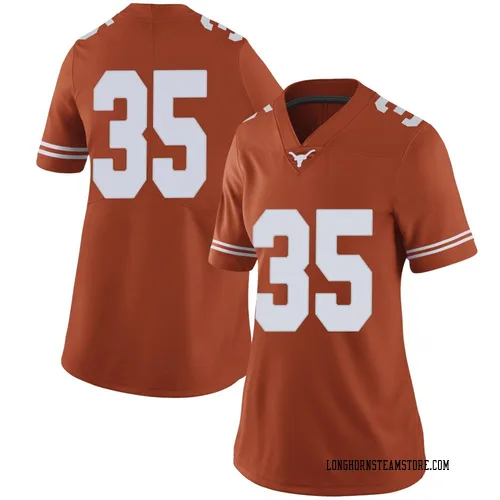 Women's Nike McCoy Bruce Texas Longhorns Limited Orange Women Football College Jersey