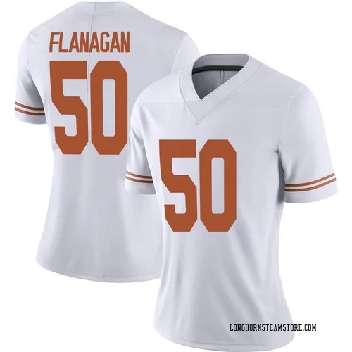 Women's Nike Michael Flanagan Texas Longhorns Limited White Alternate Football Jersey