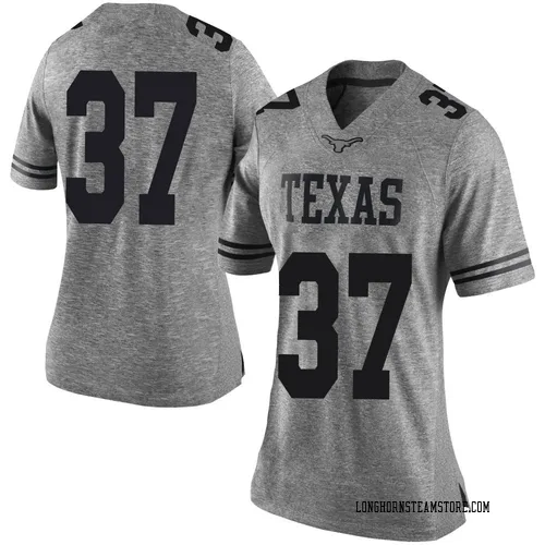 Women's Nike Morice Blackwell Jr. Texas Longhorns Limited Black Women Gray Football College Jersey