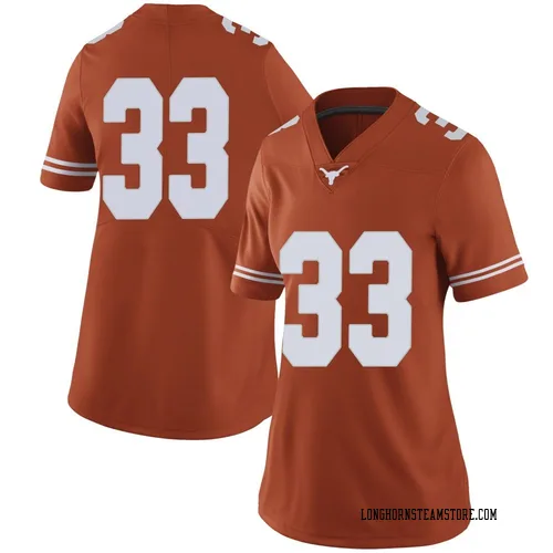 Women's Nike Myron Charles Texas Longhorns Limited Orange Women Football College Jersey