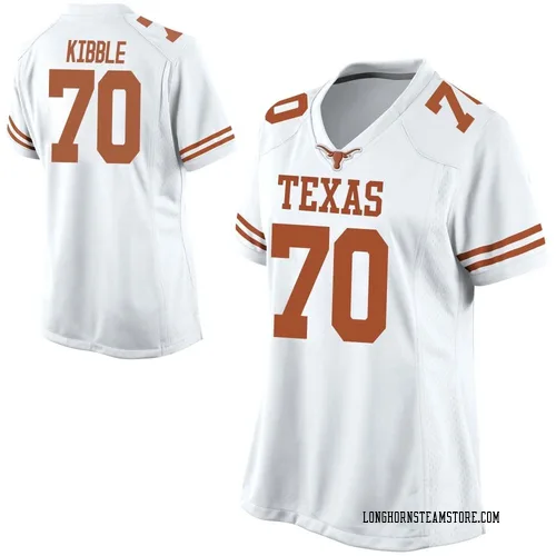 Women's Nike Nate Kibble Texas Longhorns Replica White Football College Jersey
