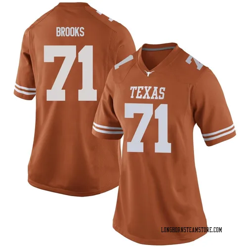 Women's Nike Nick Brooks Texas Longhorns Game Orange Women Football College Jersey