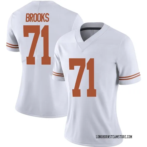 Women's Nike Nick Brooks Texas Longhorns Limited White Alternate Football Jersey