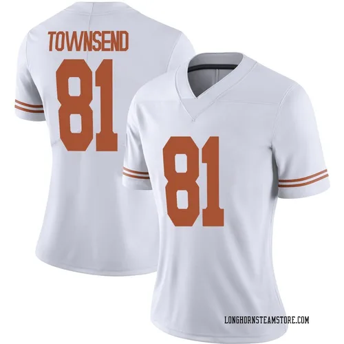 Women's Nike Nick Townsend Texas Longhorns Limited White Alternate Football Jersey