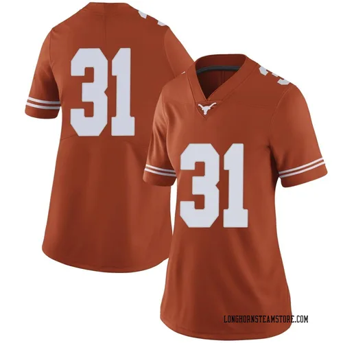 Women's Nike Nik Sanders Texas Longhorns Limited Orange Women Football College Jersey