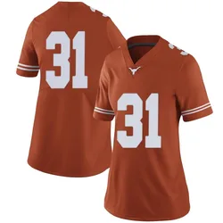 Women's Nike Nik Sanders Texas Longhorns Limited Orange Women Football College Jersey