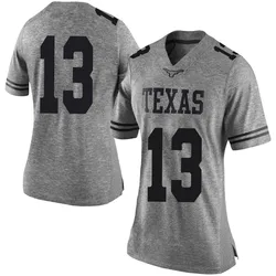 Women's Nike Parker Livingstone Texas Longhorns Limited Gray Women Football College Jersey