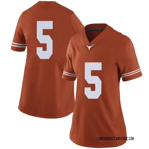Women's Nike Quintrevion Wisner Texas Longhorns Limited Orange Women Football College Jersey