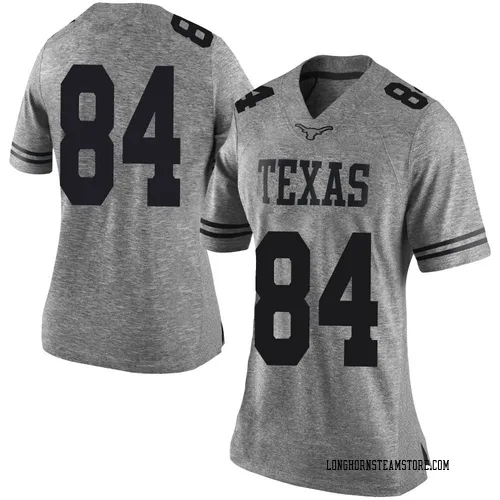 Women's Nike Reece Beauchamp Texas Longhorns Limited Gray Women Football College Jersey
