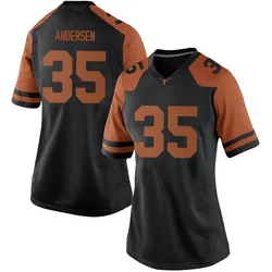Women's Nike Rett Andersen Texas Longhorns Game Black Women Football College Jersey