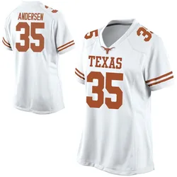 Women's Nike Rett Andersen Texas Longhorns Game White Football College Jersey