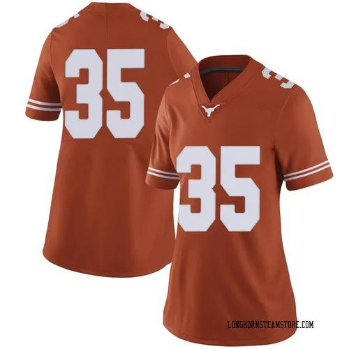 Women's Nike Rett Andersen Texas Longhorns Limited Orange Women Football College Jersey
